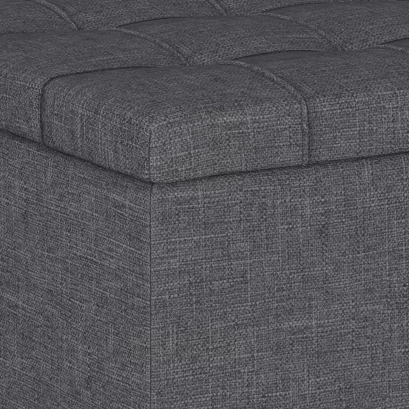 Harrison - Upholstered Coffee Table Storage Ottoman by HouseOfZazla