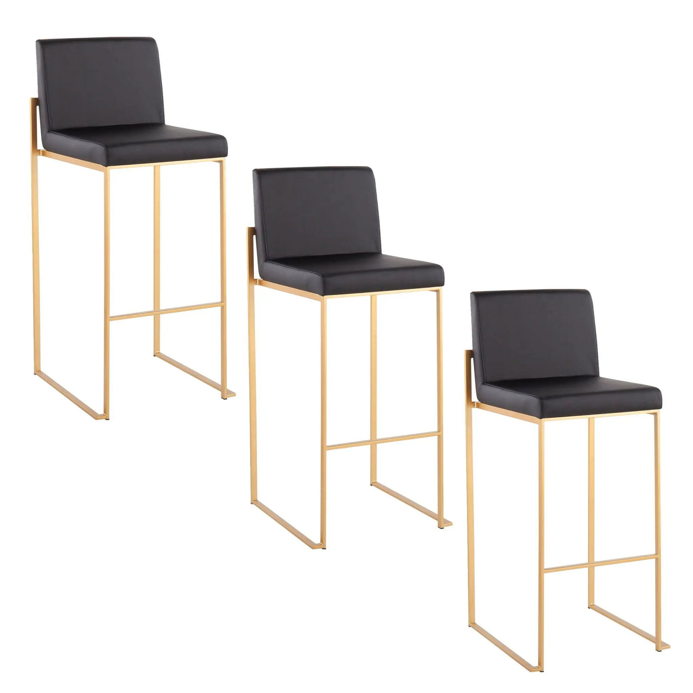 Fuji - Contemporary Design High Back Barstool by HouseOfZazla