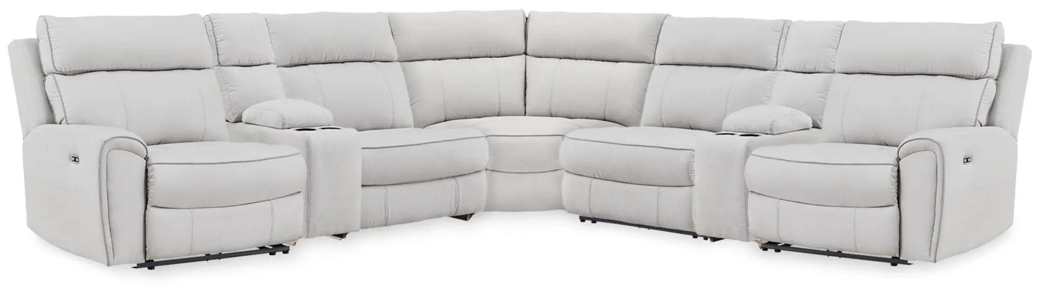 Social Pointe - Reclining Sectional by Unique Piece Furniture