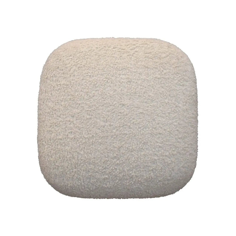 Square Footstool - Cream by HouseOfZazla