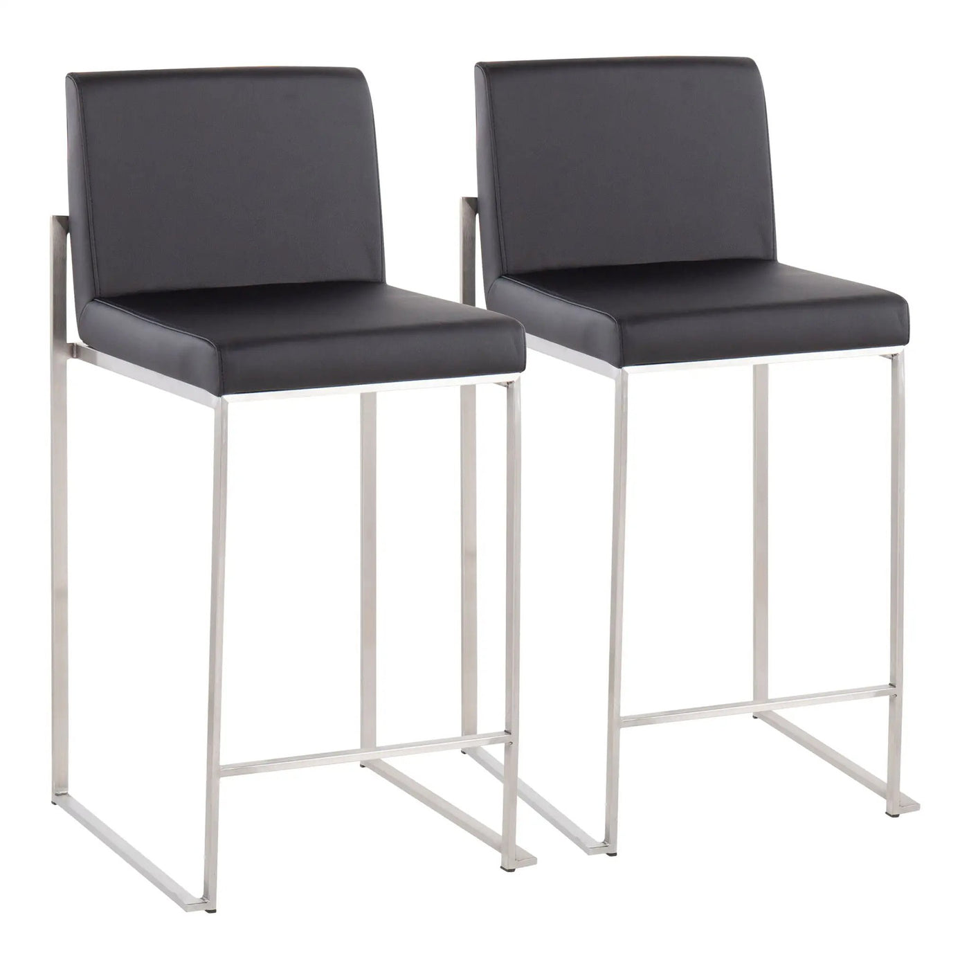 Fuji - Contemporary High Back Counter Stool, Functional Design by HouseOfZazla