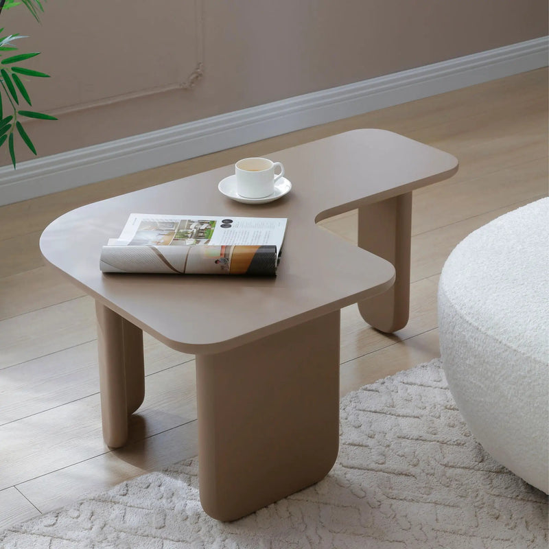 L-Shape Coffee Table For Living Room by Unique Piece Furniture