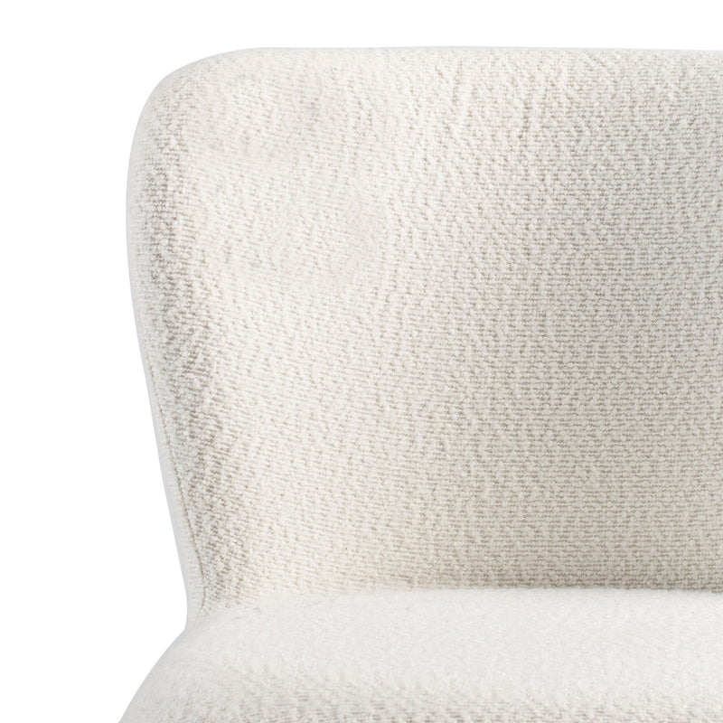 Modern Style Barstool, Tipped Ends, Suitable For Various Decoration Styles - White by HouseOfZazla