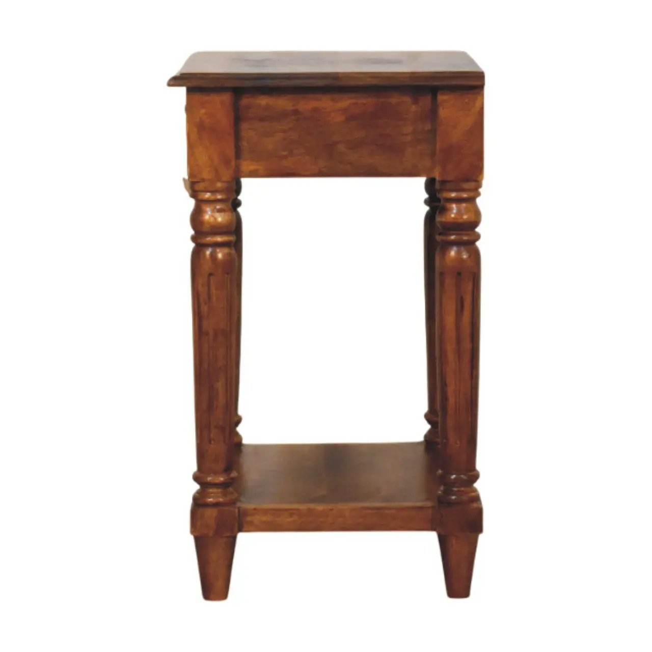 Turned Legs Drawer Table by HouseOfZazla