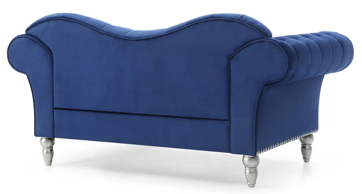 Elegant Round Arm Loveseat by HouseOfZazla