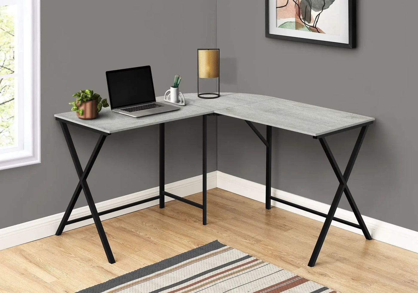 Computer Desk, Home Office, Corner, L Shape, Laptop, Contemporary / Modern by Unique Piece Furniture