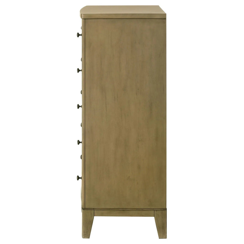 Granada 5-drawer Bedroom Chest of Drawers Natural Pine by Unique Piece Furniture