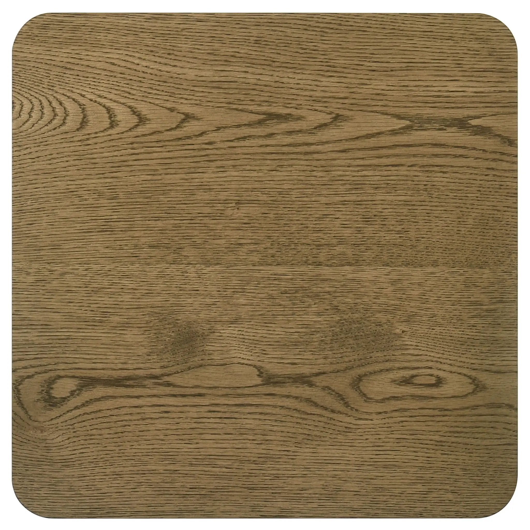 Castlewood Engineered Wood Accent Side End Table Brown Oak by Unique Piece Furniture