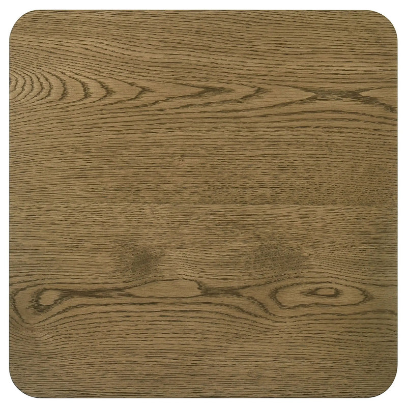 Castlewood Engineered Wood Accent Side End Table Brown Oak by Unique Piece Furniture