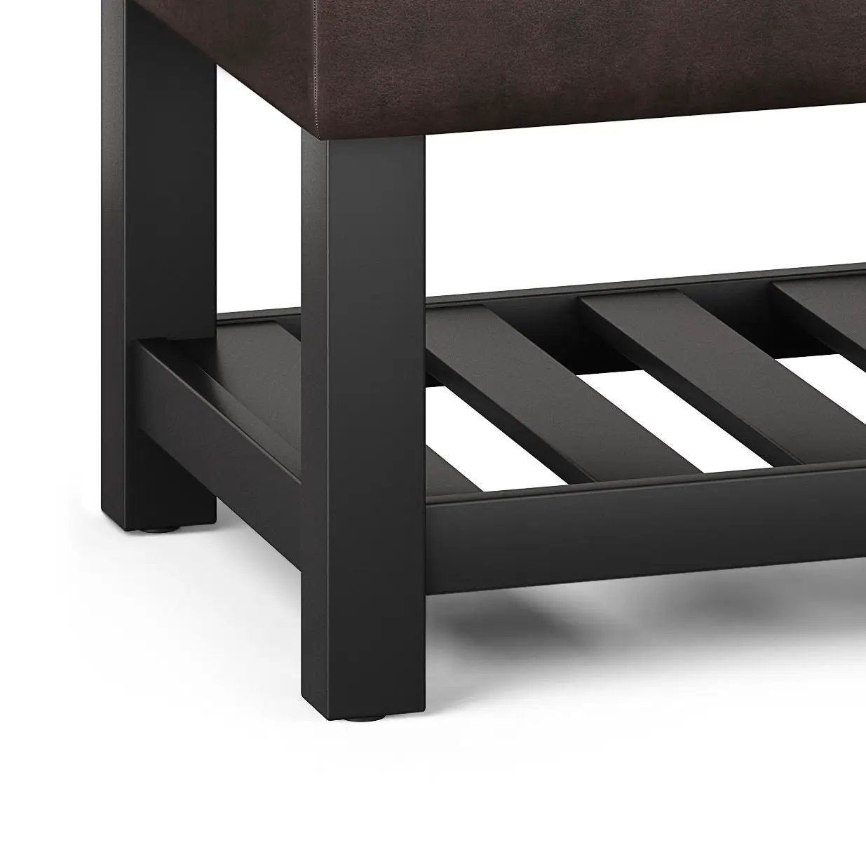 Cosmopolitan - Storage Ottoman Bench With Open Bottom by HouseOfZazla