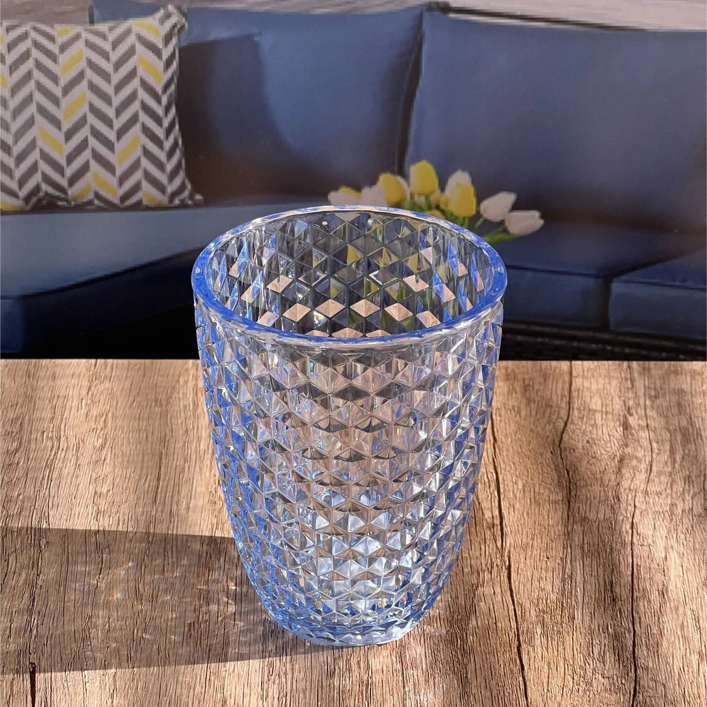 Leading Ware Diamond Cut Acrylic Glasses Drinking (Set of 4) by HouseOfZazla