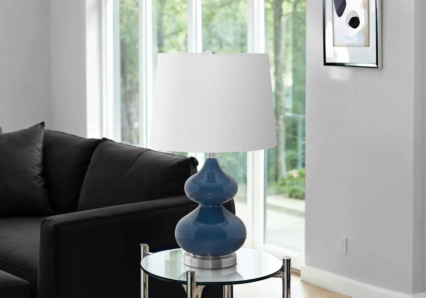 Lighting, Glass, Contemporary Table Lamp by HouseOfZazla