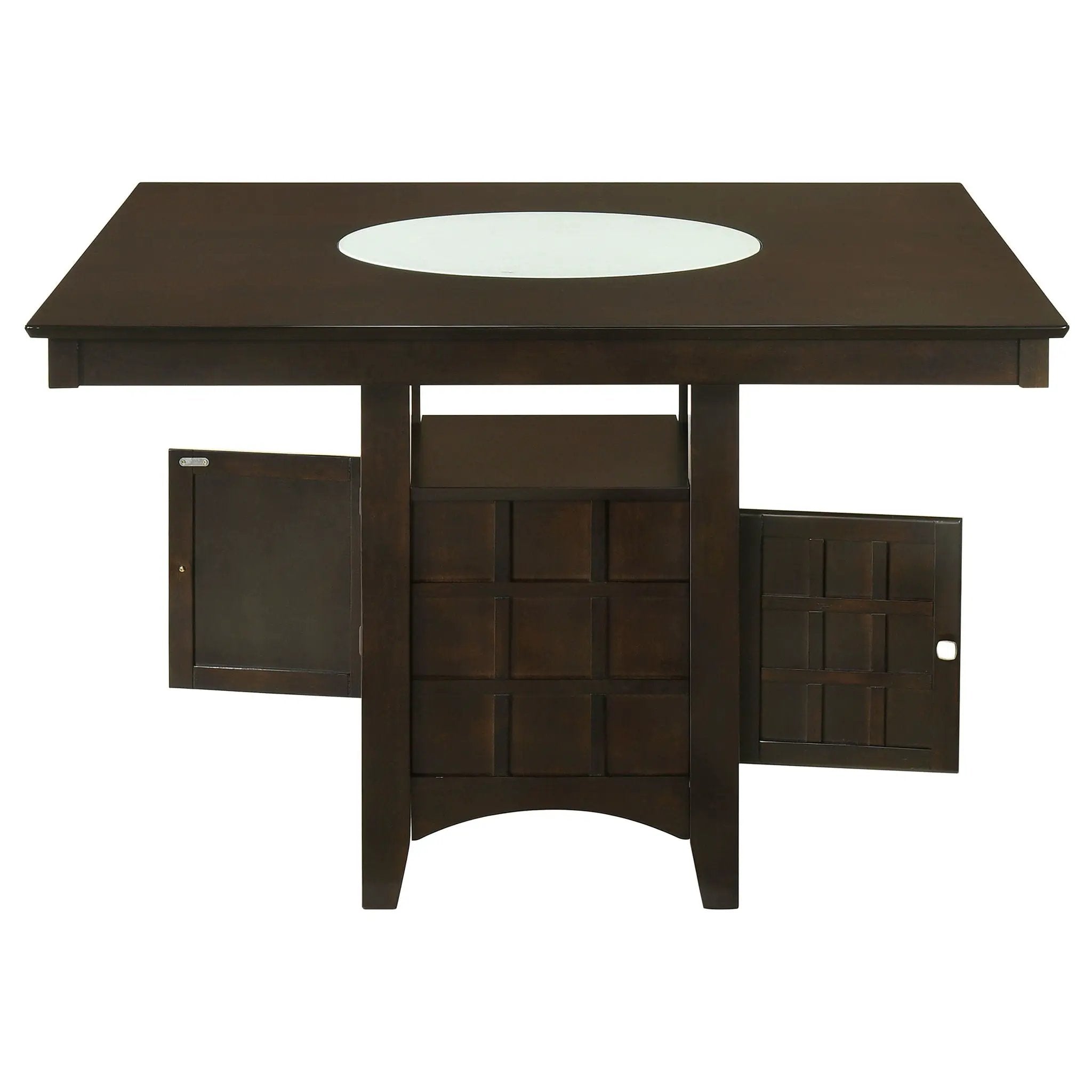 Gabriel 52-inch Counter Height Dining Table Cappuccino by Unique Piece Furniture