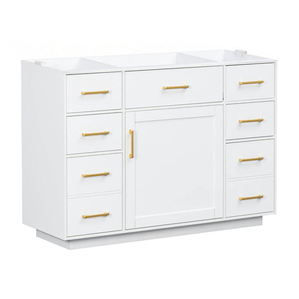 48" Bathroom Vanity without Sink, Cabinet Base Only
