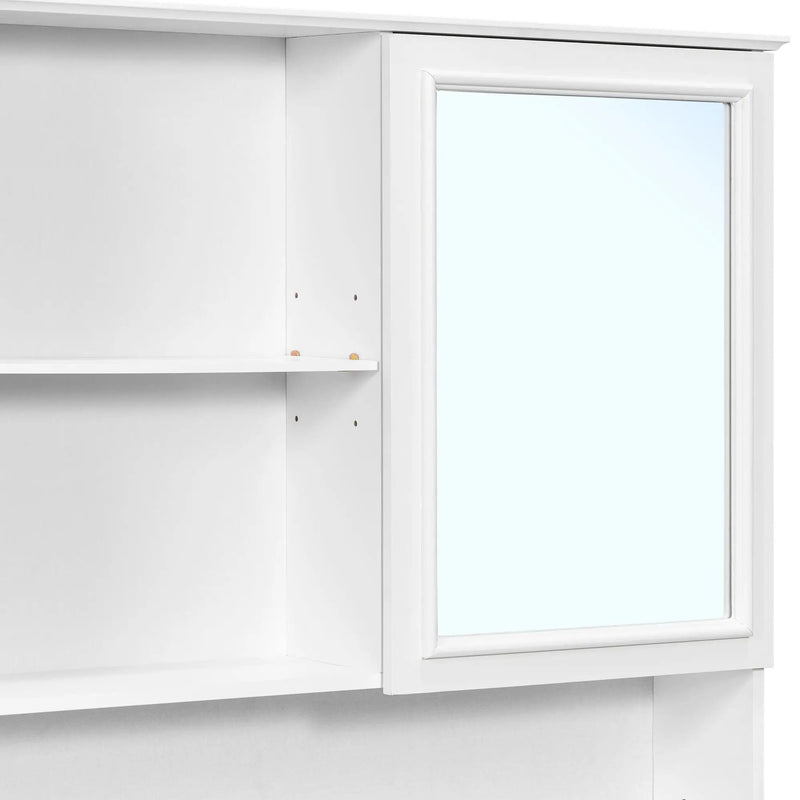 Wall Mounted Bathroom Medicine Cabinet With Double Mirrored Doors by HouseOfZazla