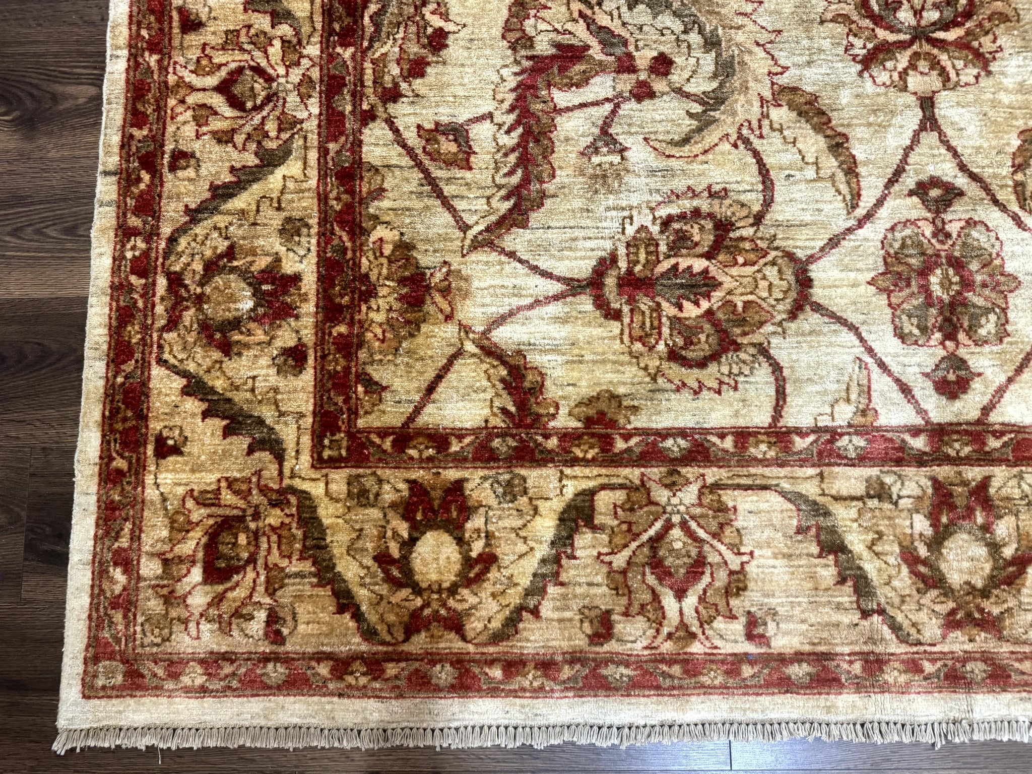 Indian Mahal Rug 7x9, Traditional Wool Carpet by Jewel Rugs