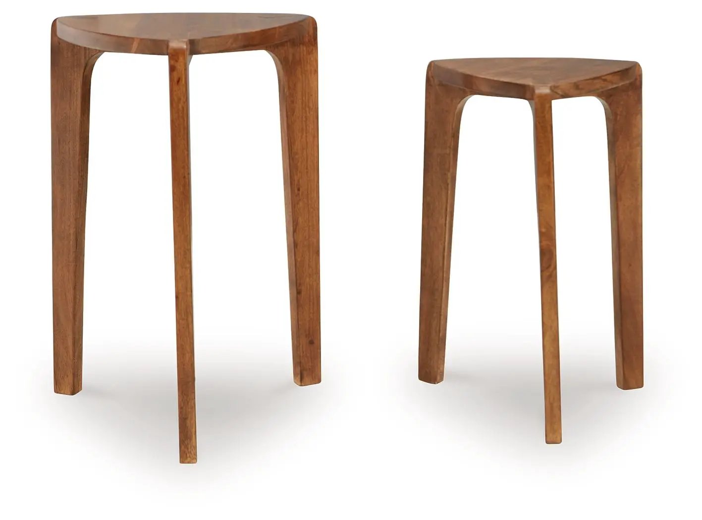 Brynnleigh - Accent Table Set (Set of 2) - Medium Brown by Unique Piece Furniture