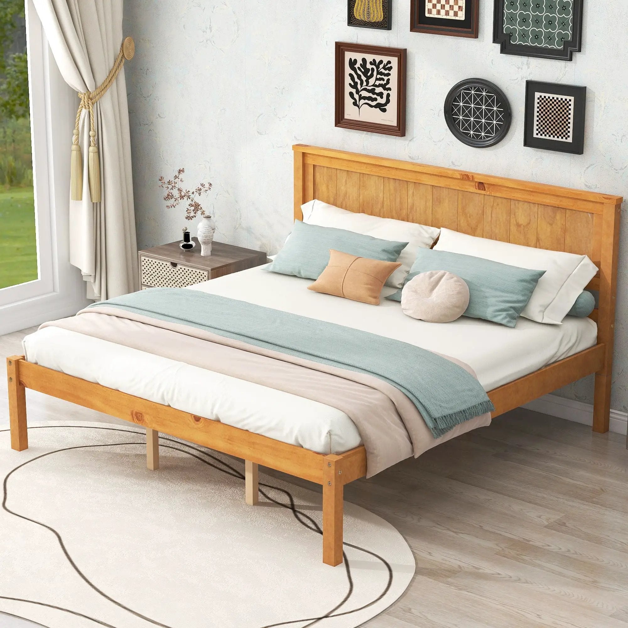 Platform Bed Frame With Headboard by Unique Piece Furniture