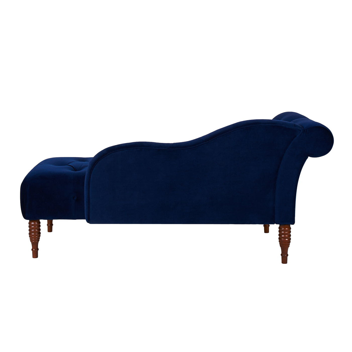 Tufted Roll Arm Chaise Lounge with Premium Foam - Dark Red, Dark Green, Blue, Pink, photo 34 of 39
