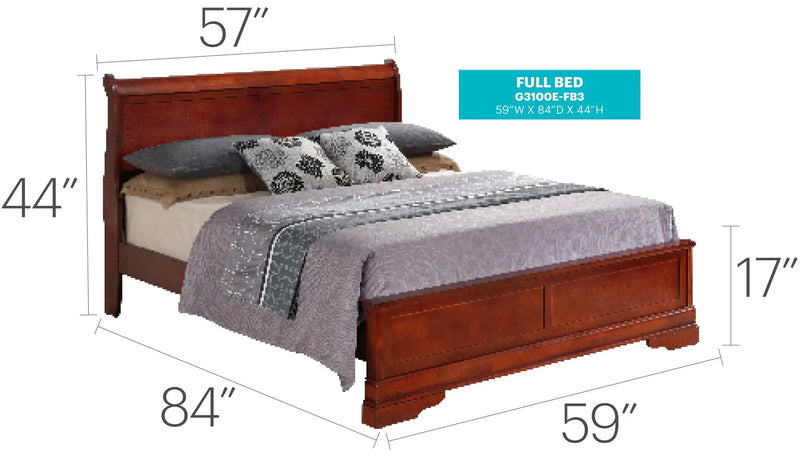 Sleigh Bed With Low Footboard by Unique Piece Furniture