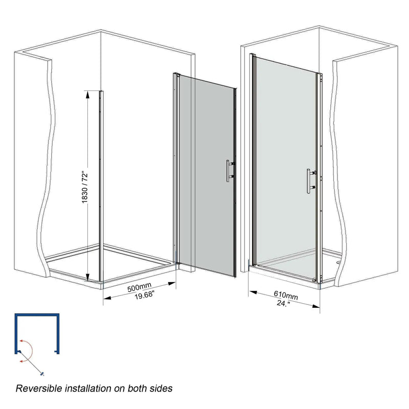 Shower Door & Glass And Explosion Proof Safety Film by HouseOfZazla