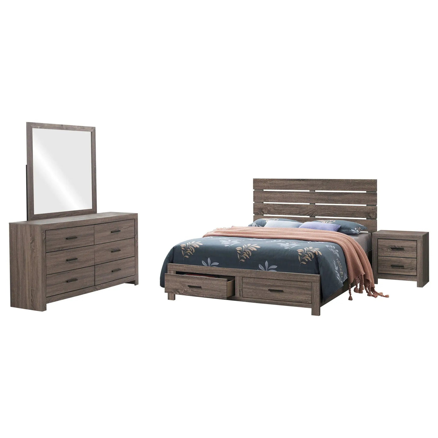 Sherwood - Bedroom Set With Platform Bed by HouseOfZazla