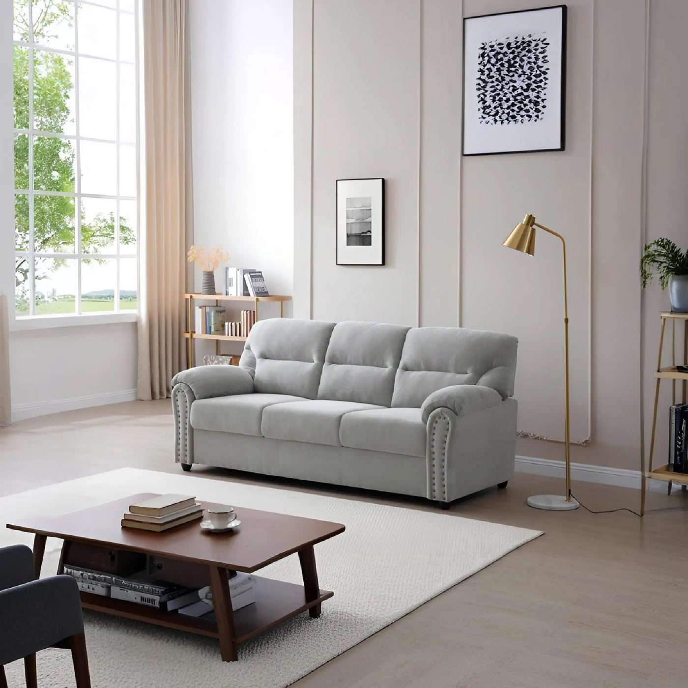 Hamilton - Sofa With Nailhead Trim by HouseOfZazla