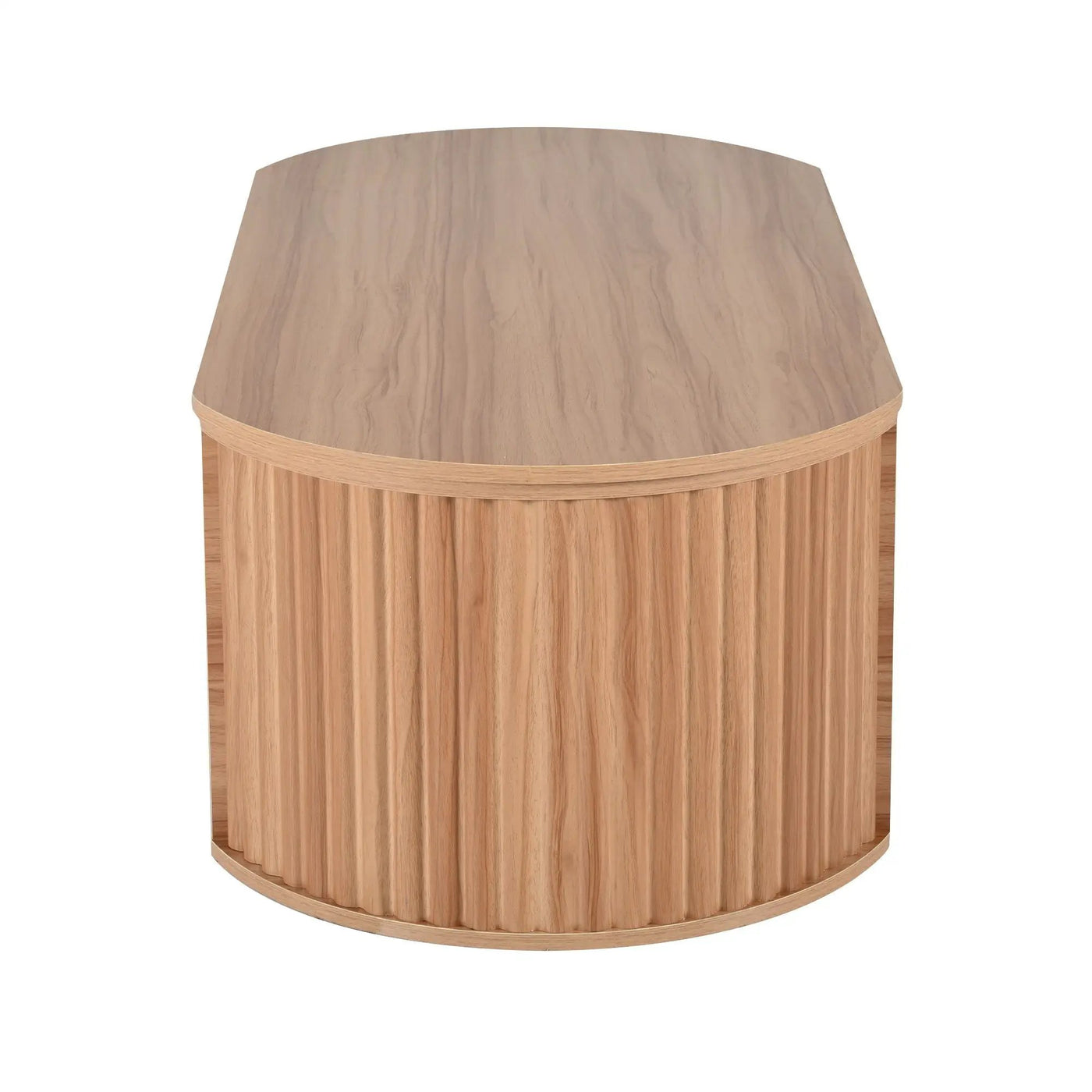 Lift Top Coffee Table With Hidden Compartment, Modern Oval Lift Tabletop For Home Living Room by Unique Piece Furniture