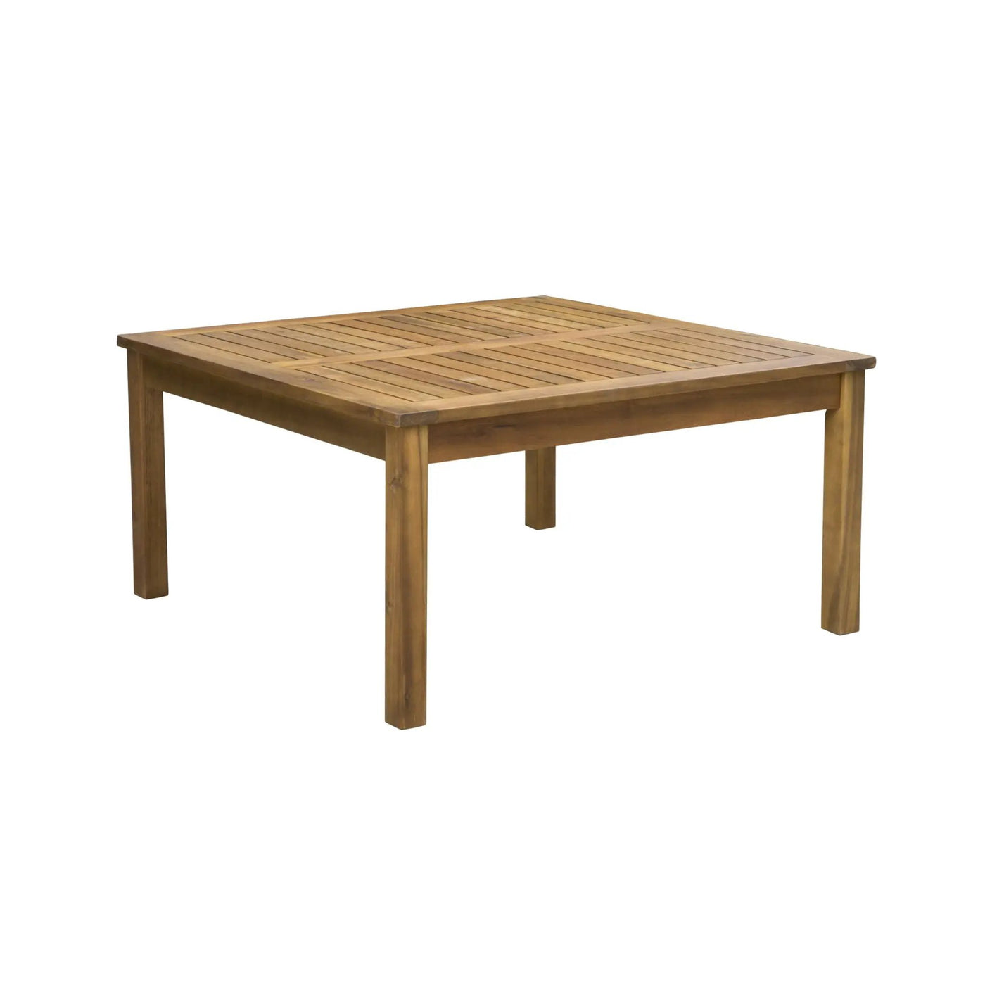 Perla Rustic Square Coffee Table with Block Legs by HouseOfZazla