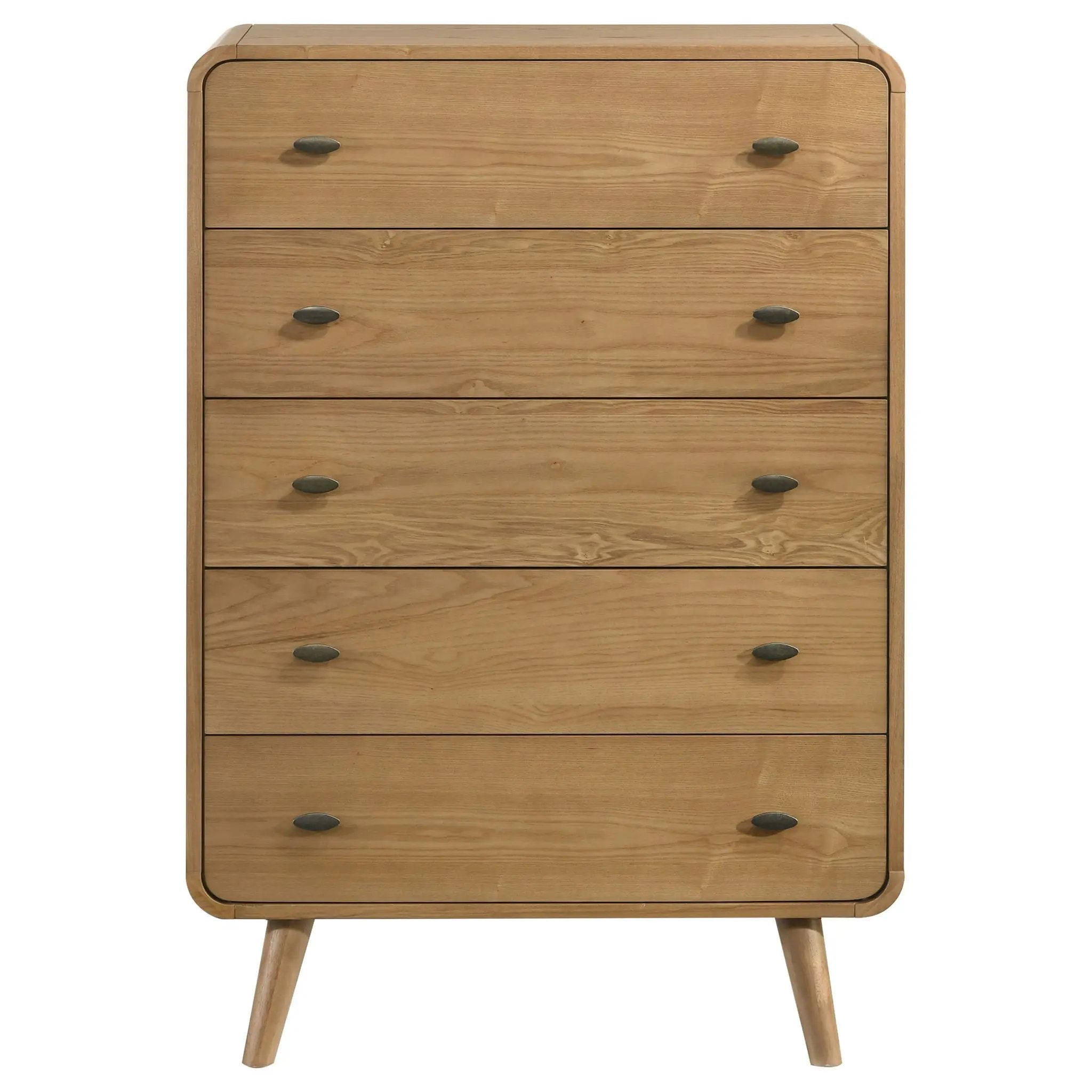 Robyn 5-drawer Bedroom Chest of Drawers Light Ash by Unique Piece Furniture