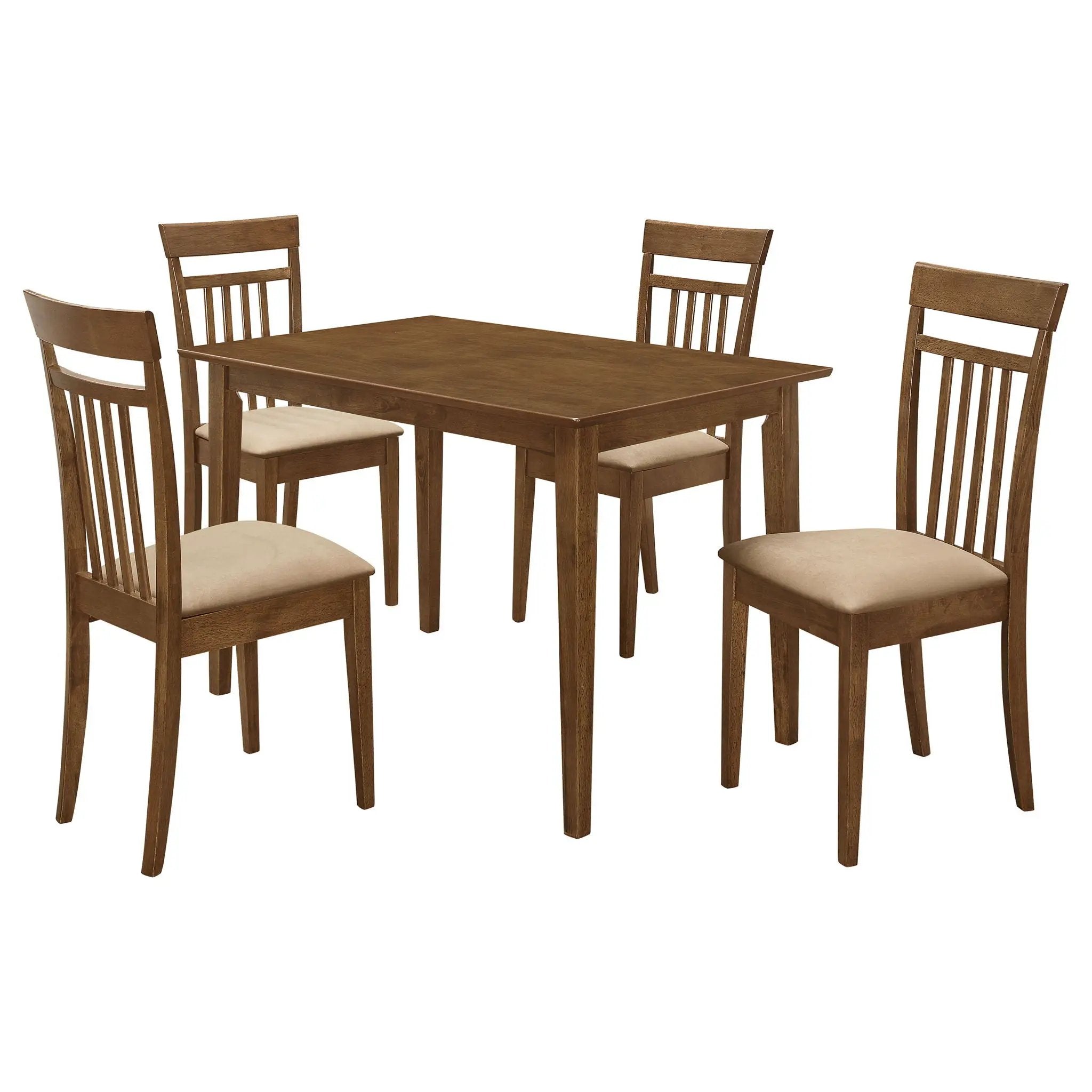 Robles 5-piece Rectangular Dining Table Set Chestnut by Unique Piece Furniture