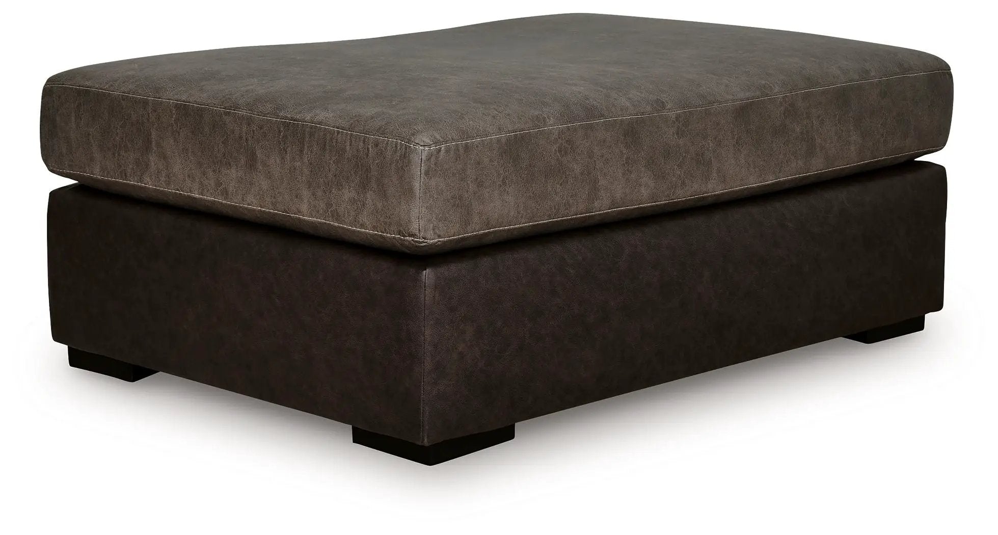 Castille Way - Oversized Accent Ottoman - Fossil by Unique Piece Furniture