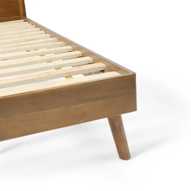 Cohron Solid Wood Platform Bed (Twin Bed) by HouseOfZazla