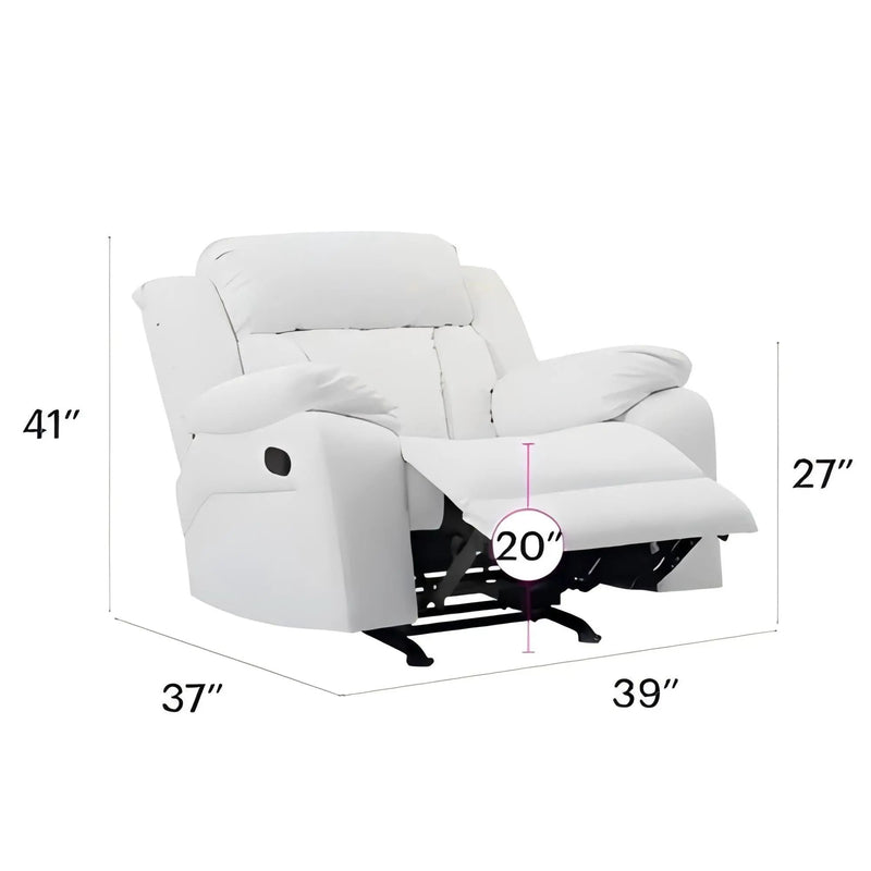 Comfortable Rocking Motion Recliner by Unique Piece Furniture