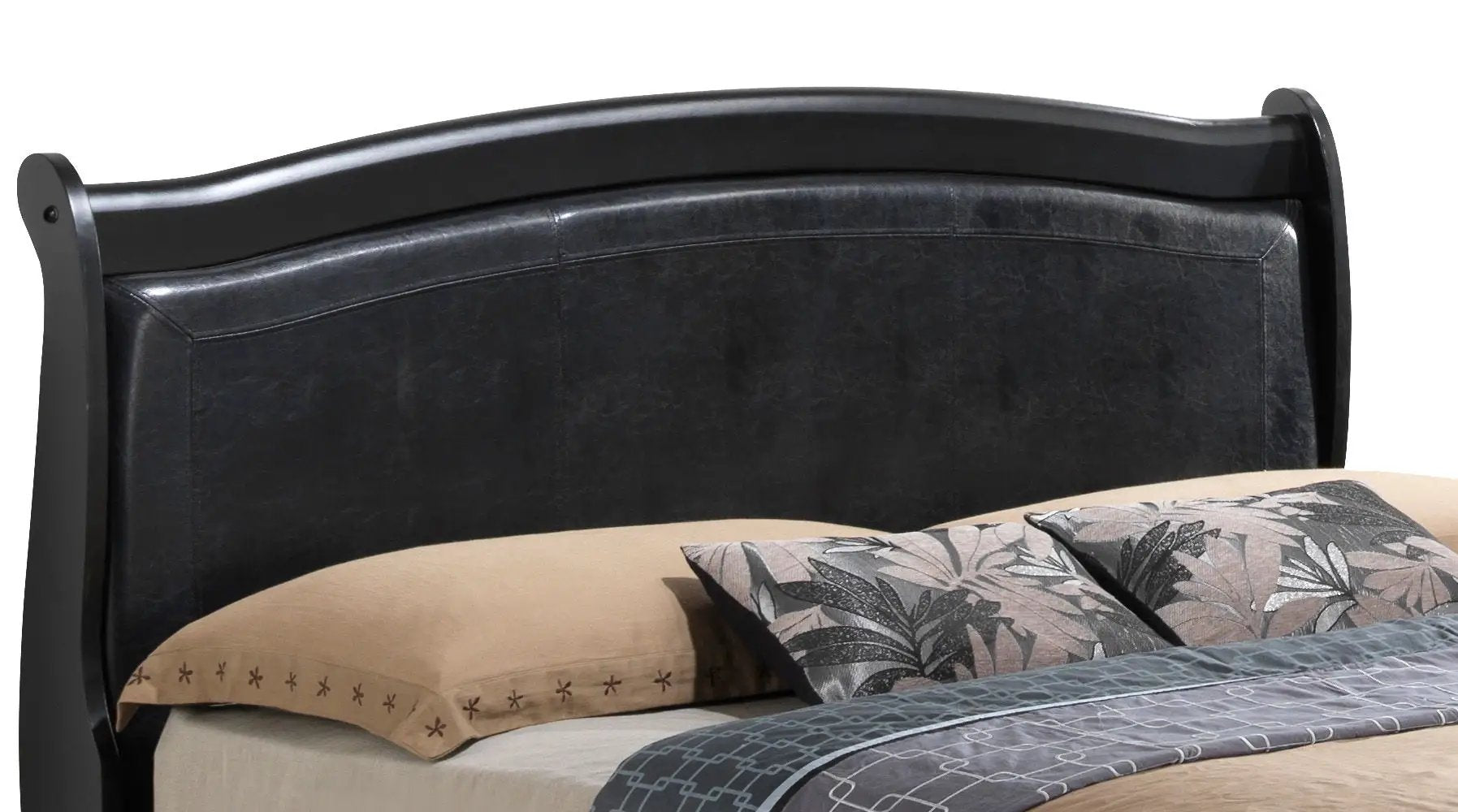 Panel Sleigh Bed Elegantly Crafted by Unique Piece Furniture