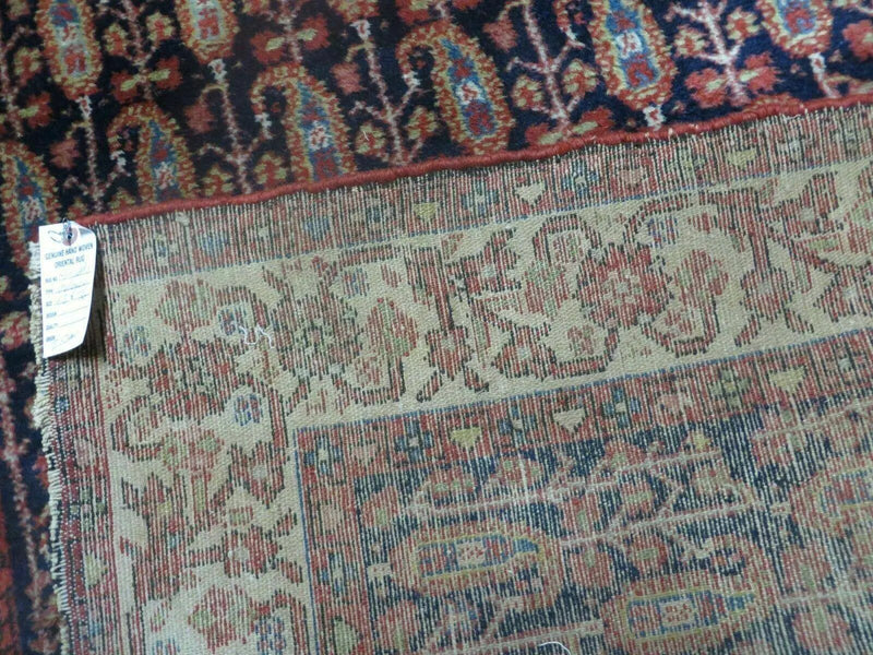 4' X 6' Antique Handmade Turkish Sivas Wool Rug Vegetable Organic Dye Nice Blue by Jewel Rugs