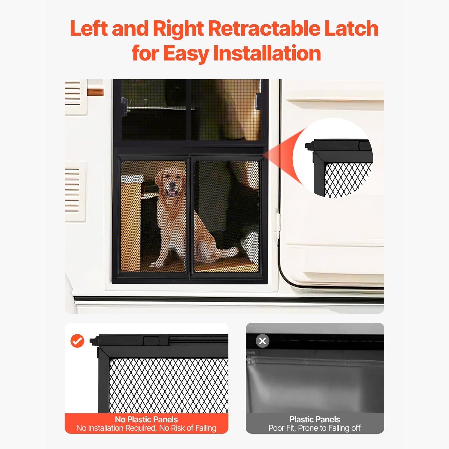 RV Screen Door Protector 24.5 x 20 Inch by HouseOfZazla