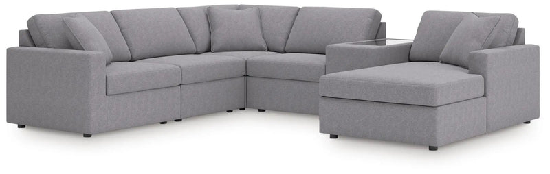 Modmax - Sectional - Granite by Unique Piece Furniture