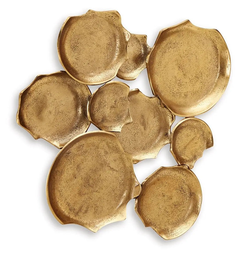 Gageton - Wall Decor - Antique Gold Finish by Unique Piece Furniture