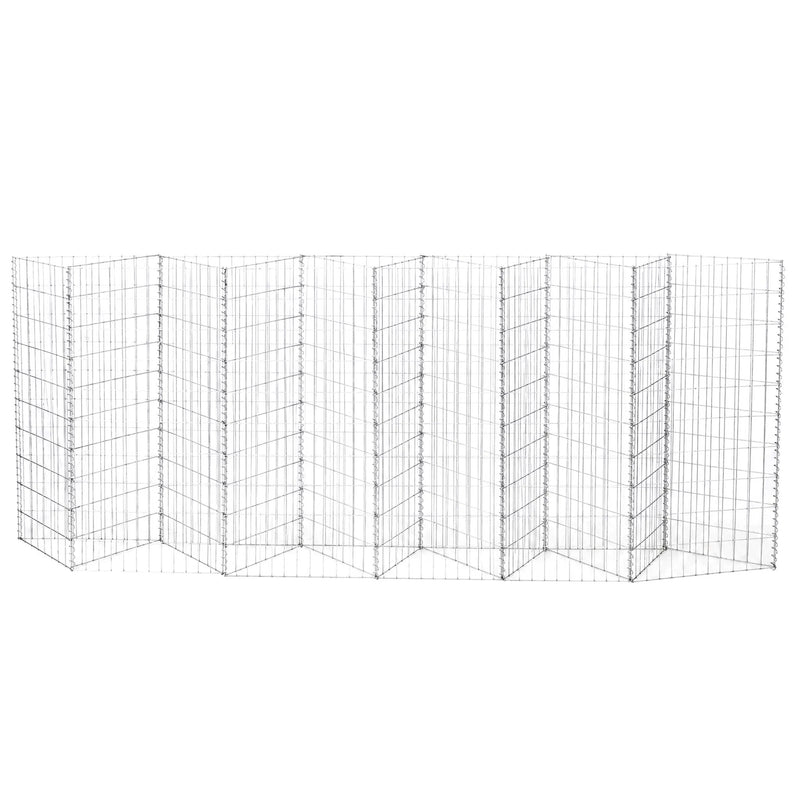 Galvanized Steel Tall Gabion Basket with Multiple Compartments by HouseOfZazla