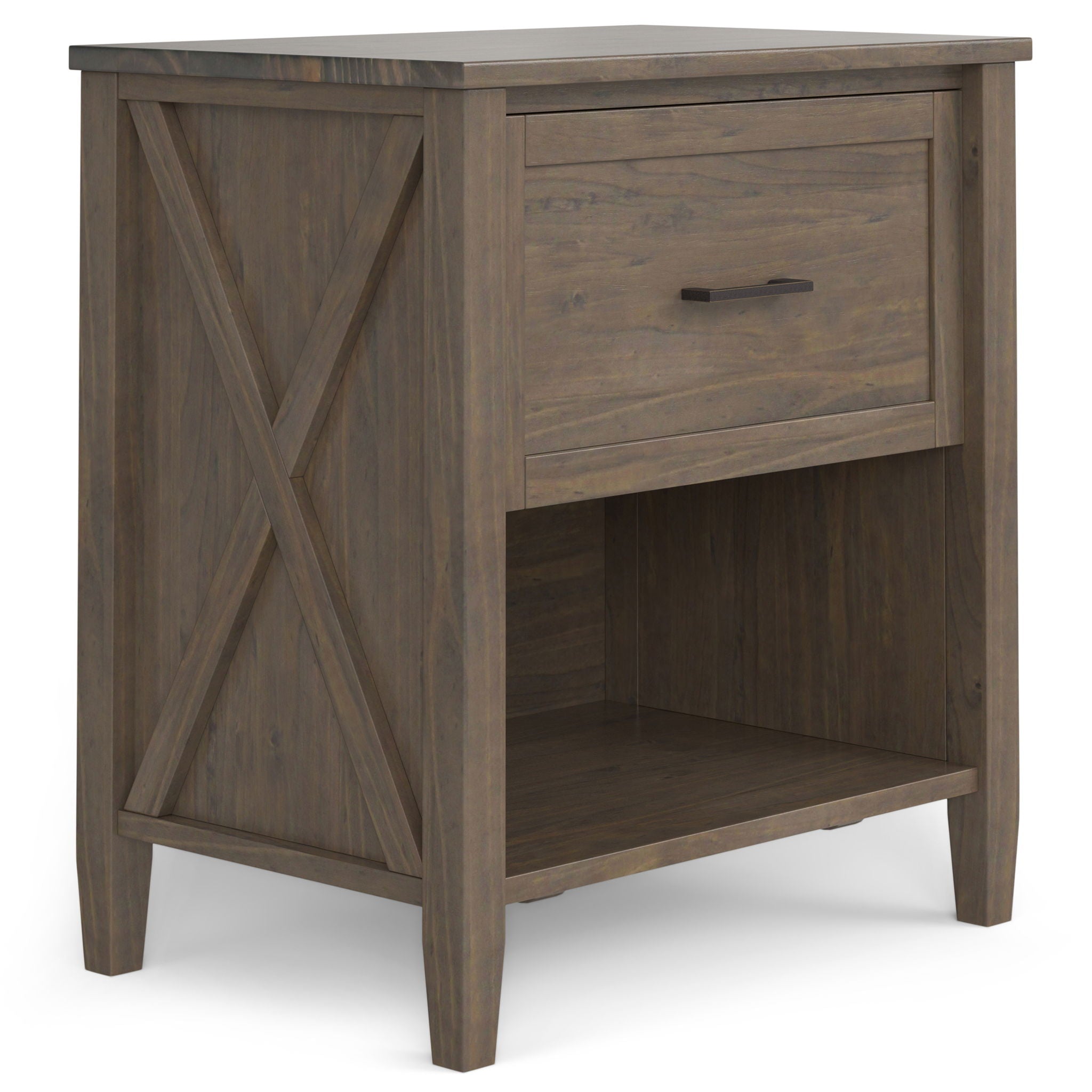 Ela - Bedside Table - Smoky Brown by HouseOfZazla