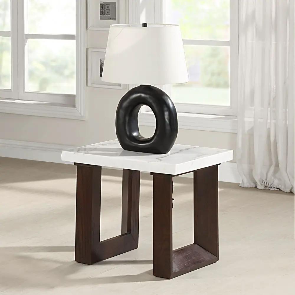 Edwyn - Table With Marble Top by Unique Piece Furniture