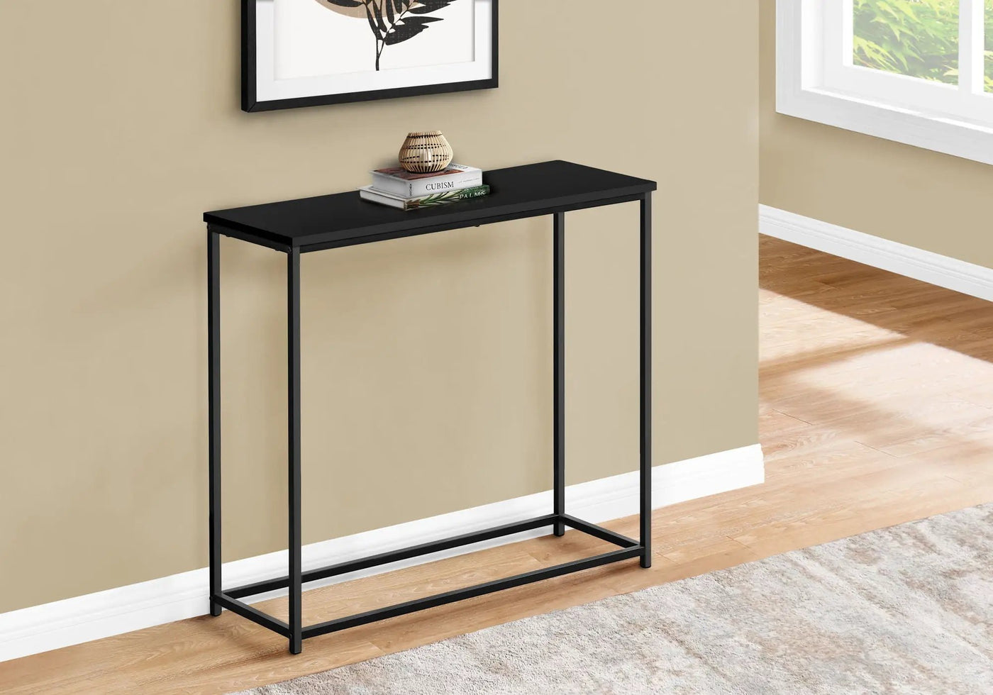 Accent Console Table For Entryway, Stable Support, Contemporary & Modern by HouseOfZazla