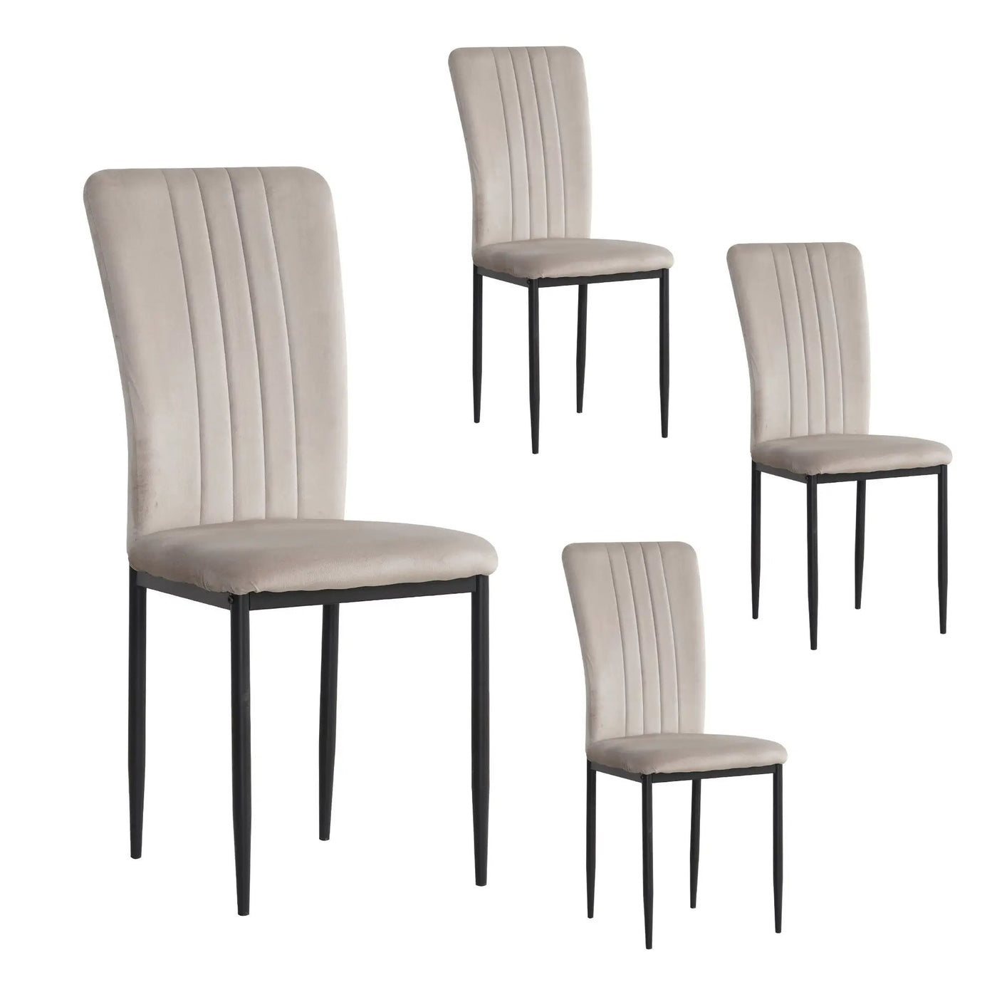 Velvet Dining Chairs For Dining Room (Set of 4) by HouseOfZazla