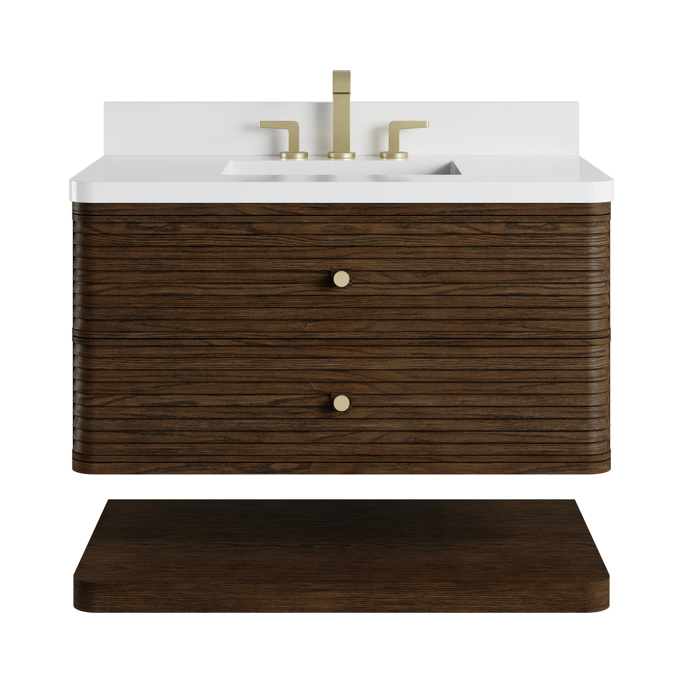 James Martin Allamari 36" Floating Single Bathroom Vanity, Sable by James Martin