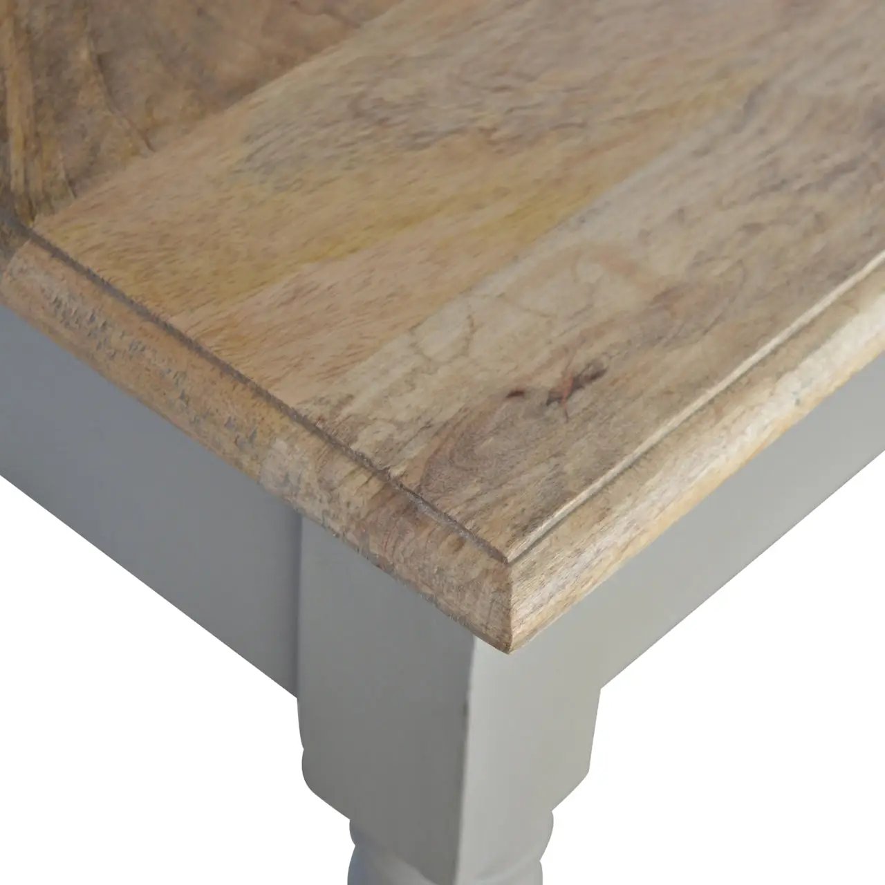 Solid Wood Hand Painted Writing Desk, 1-Drawer by HouseOfZazla