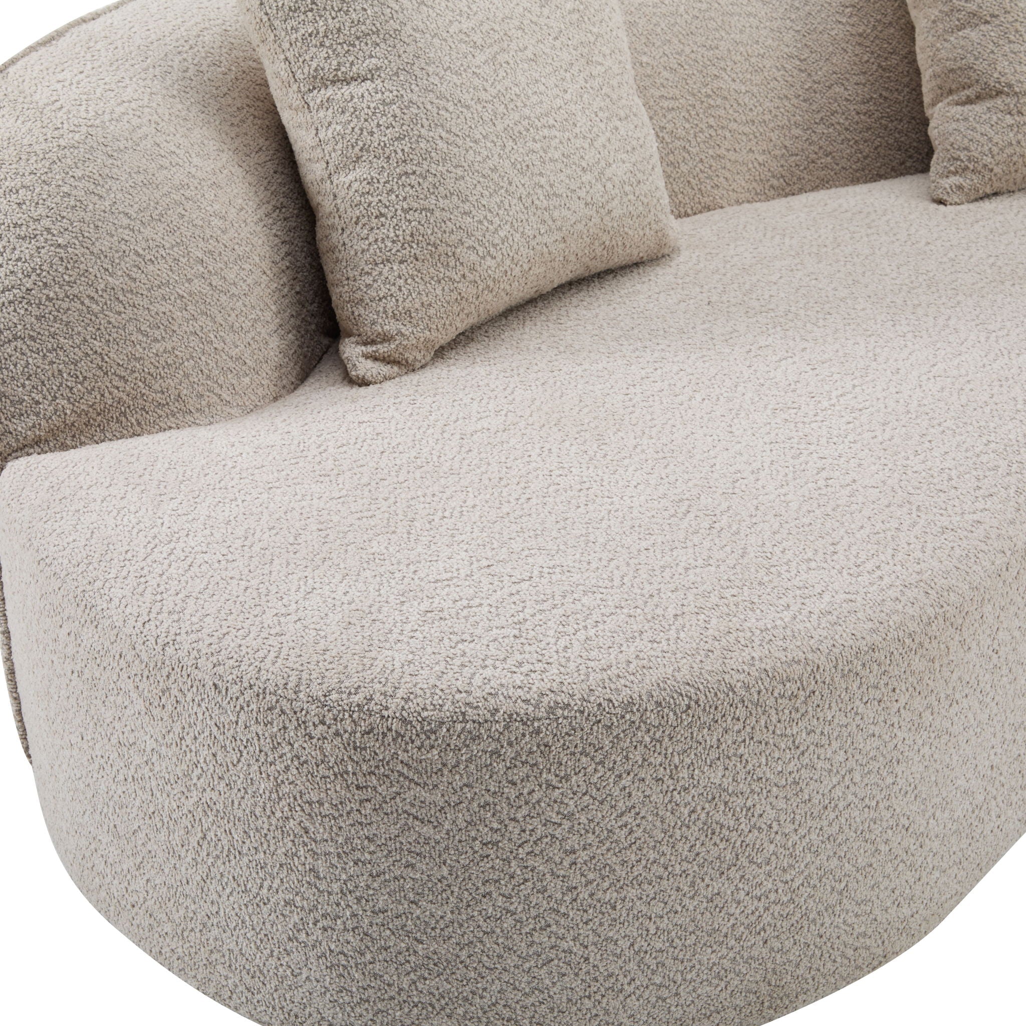 Elegant Curved Sectional Sofa With Full Foam Comfort by HouseOfZazla
