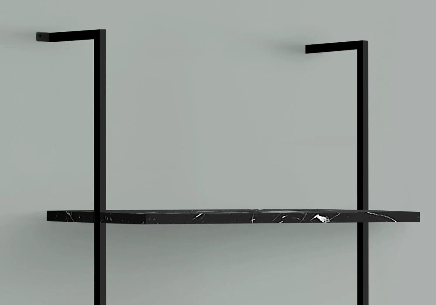 5-Tier Ladder Bookshelf with Marble Look for Office & Home by HouseOfZazla