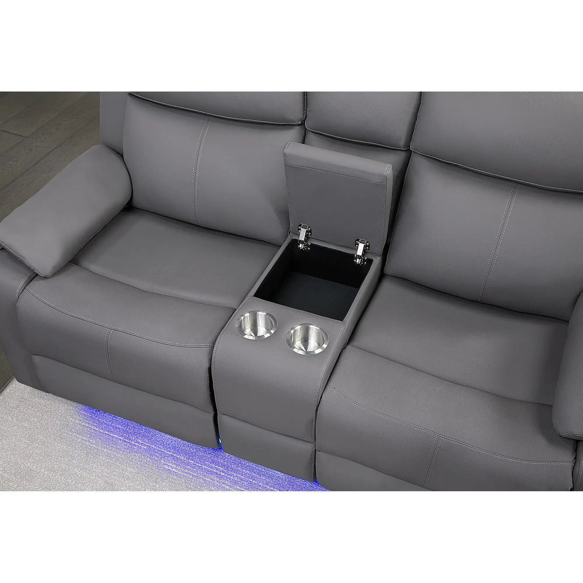 Blanche - Console Reclining Loveseat With LED Lights And Speakers, photo 12 of 13