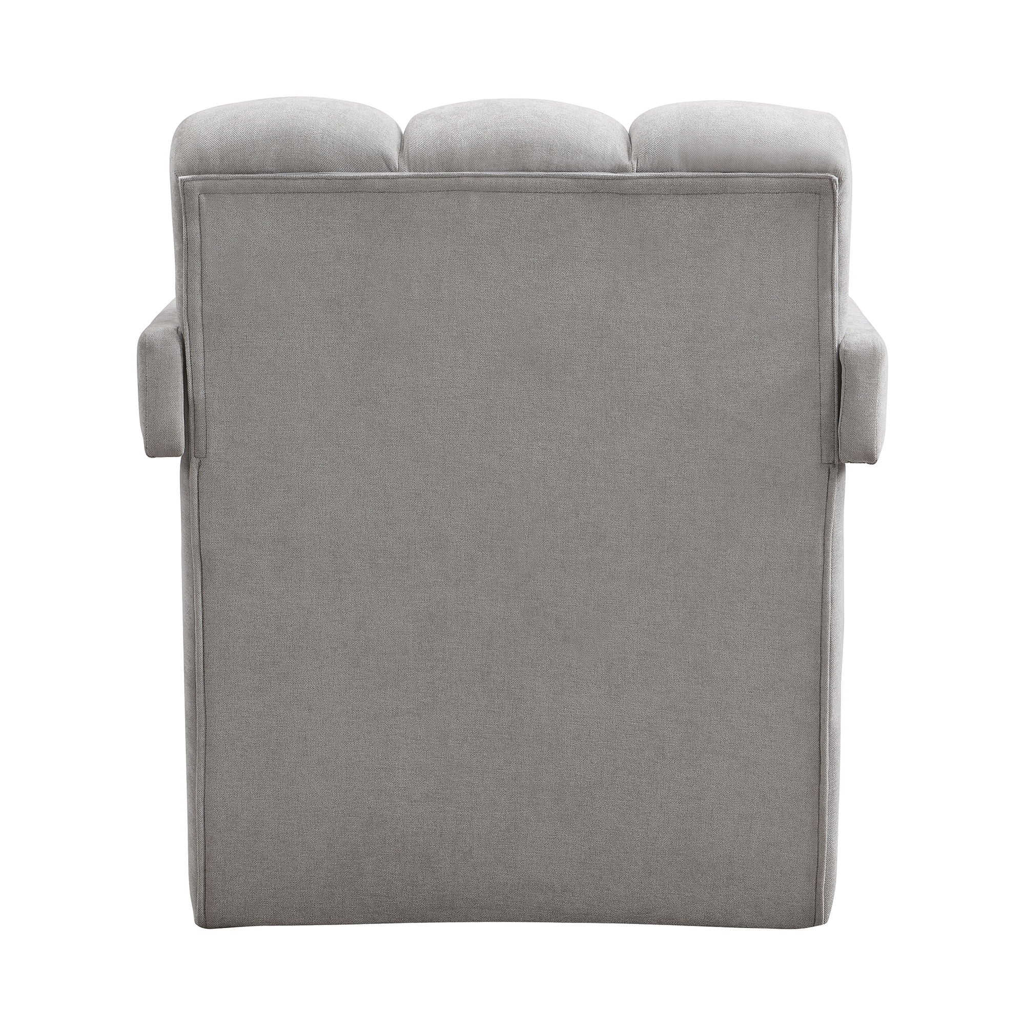 Modern Minimalist Leisure Armchair With L Shaped Armrests by HouseOfZazla